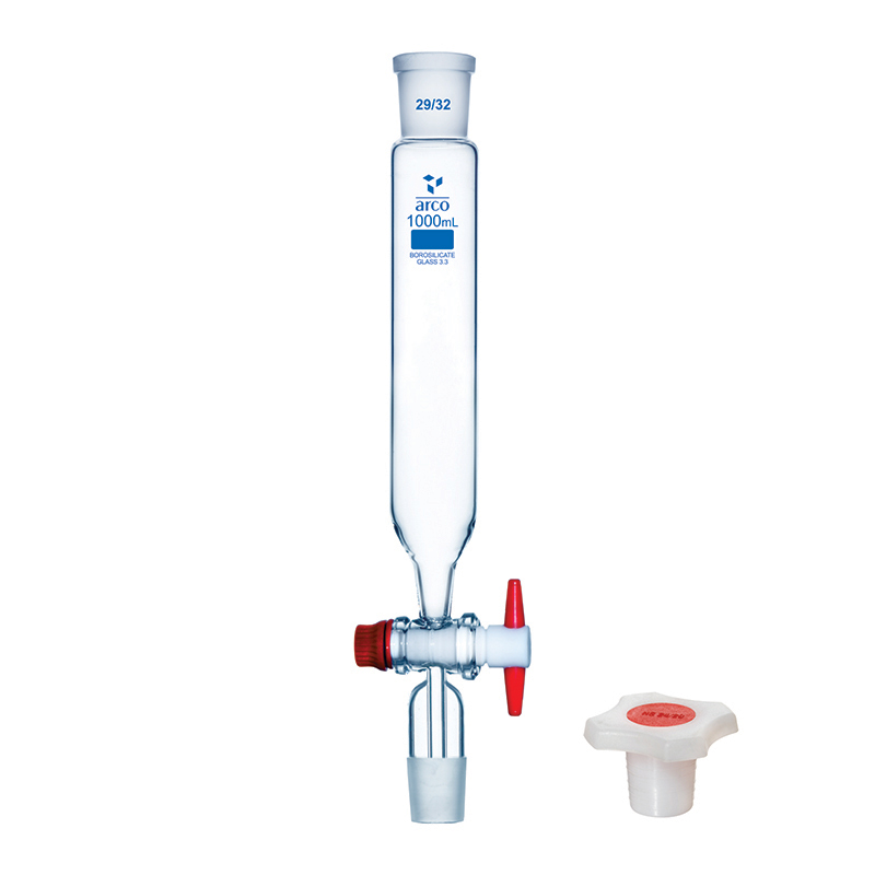 Funnel Dropping Stem Inside Cone, PP Stopper, 1000mL
