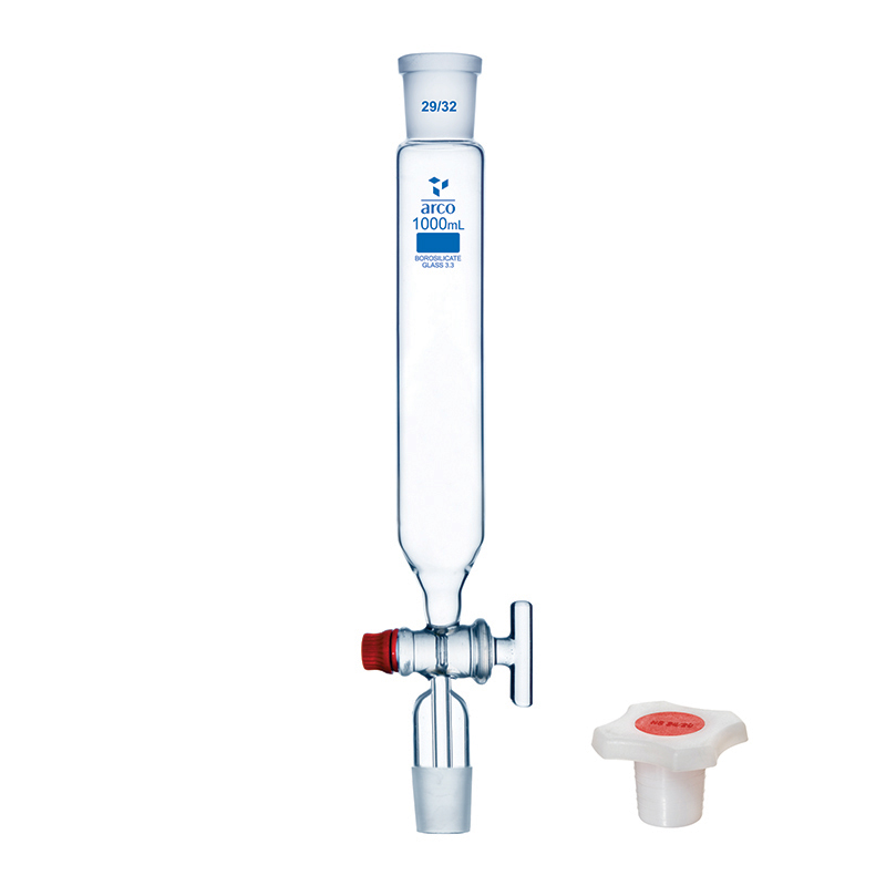 Funnel Dropping Stem Inside Cone, PP Stopper, 1000mL