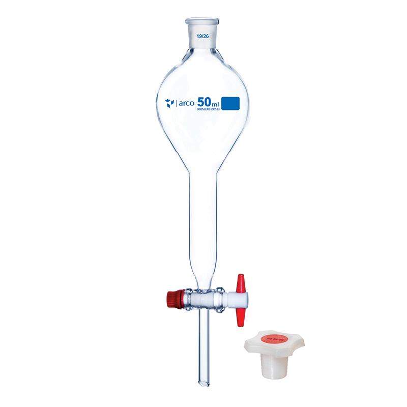 Funnel, Separating, Gilson with PP Stopper, 50mL
