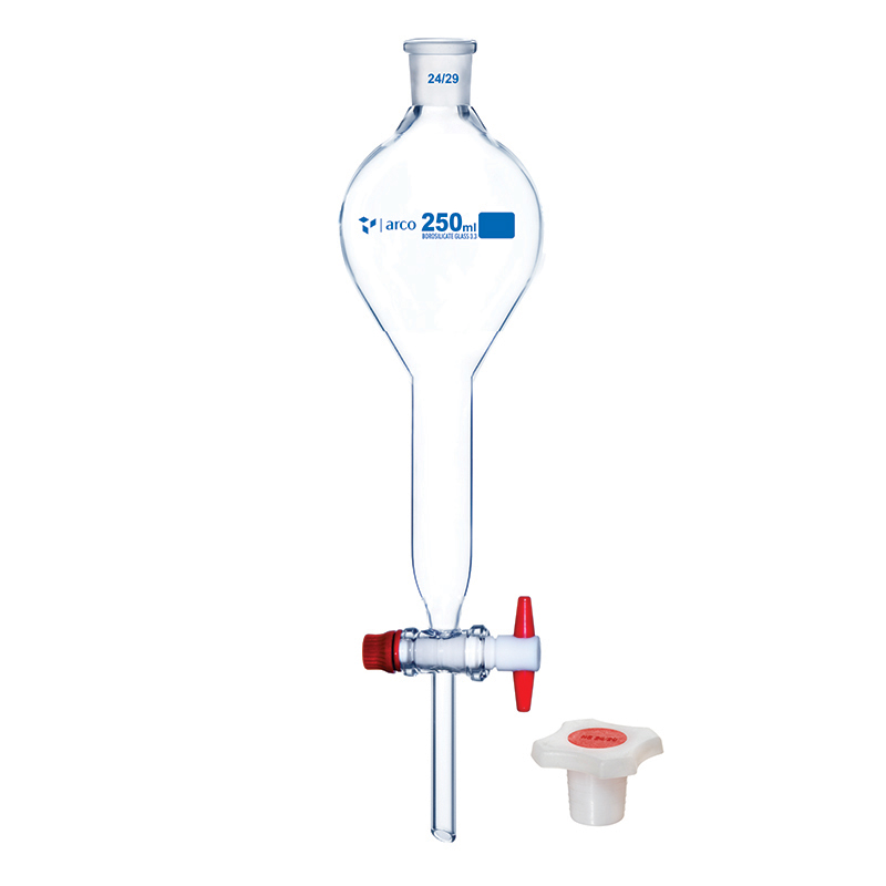 Funnel, Separating, Gilson with PP Stopper, 250mL