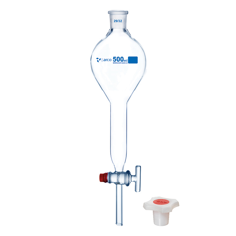 Funnel, Separating, Gilson with PP Stopper, 500mL