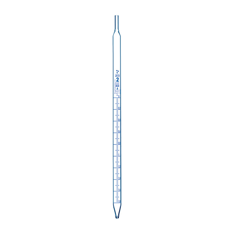 Pipette, Graduated, Class 'A' Serological Type USP, 2mL