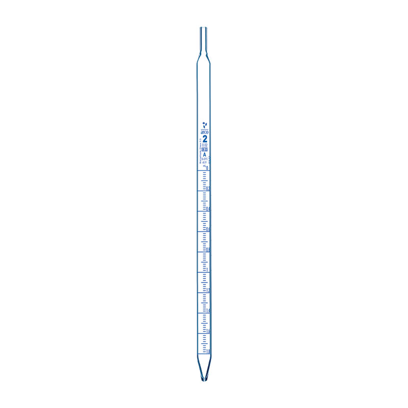 Pipette, Graduated, Class 'A' Serological Type, 2mL