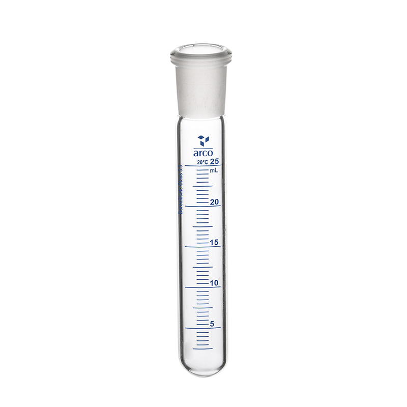 Test Tubes, Graduated with Glass Stopper, 18×150mm