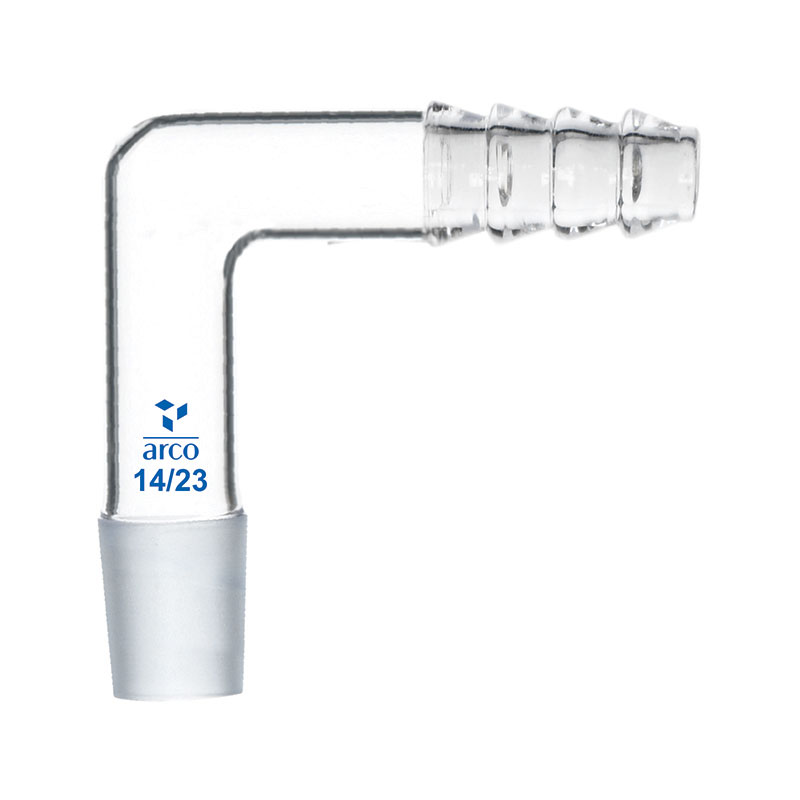Adapter, Vaccum, 90 degree, 14/23