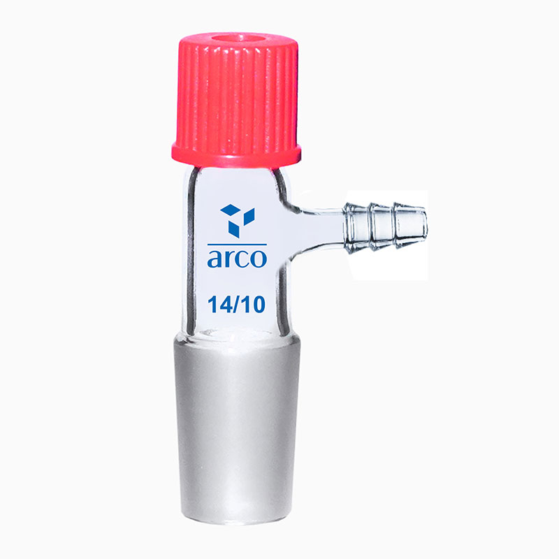 Adapters, Thermometer with Hose Connection, Cone Size 14/10