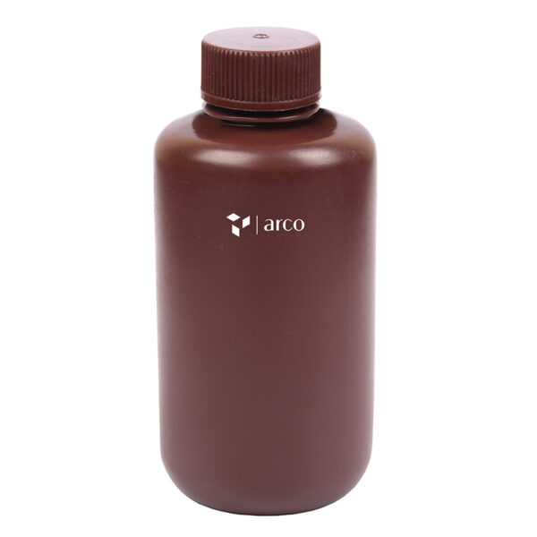 Bottles, Reagent, Narrow Mouth, HDPE Amber