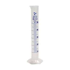 Cylinders, Polypropylene, Graduated, Hexagonal Base