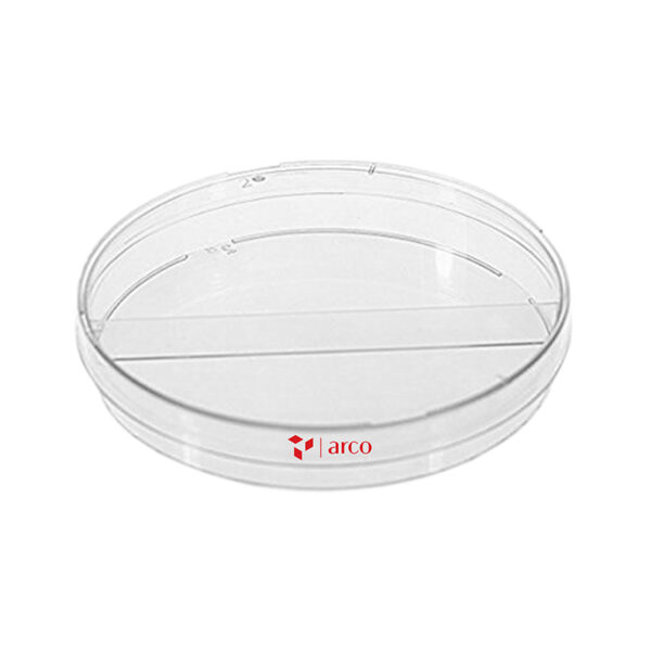 Dishes, Petri, Polystyrene, Double Partition