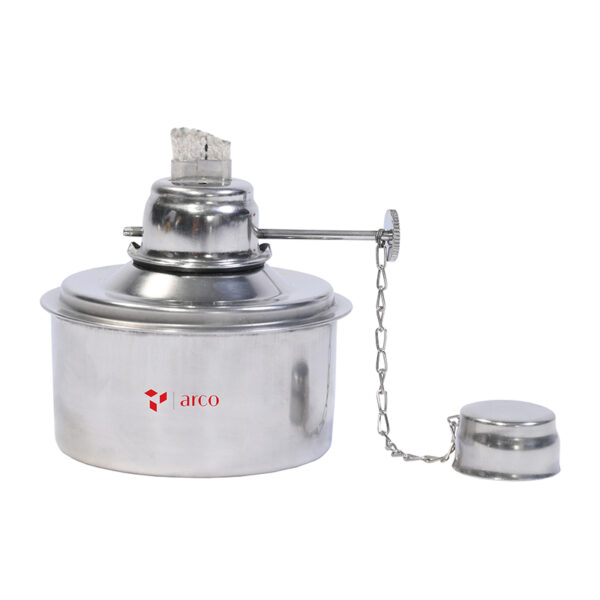 Alcohol Burner, Stainless Steel