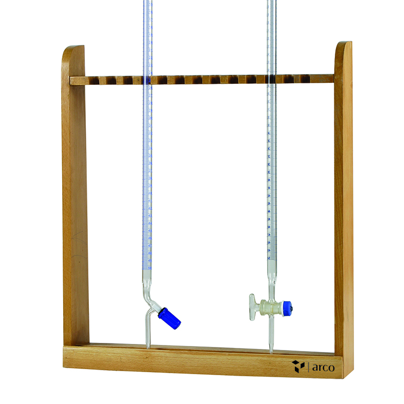 Burette rack, Vertical | Woodenware | ARCO Scientific