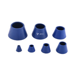 Crucible Sleeves, Rubber - 22×11×20 (T×B×H) mm