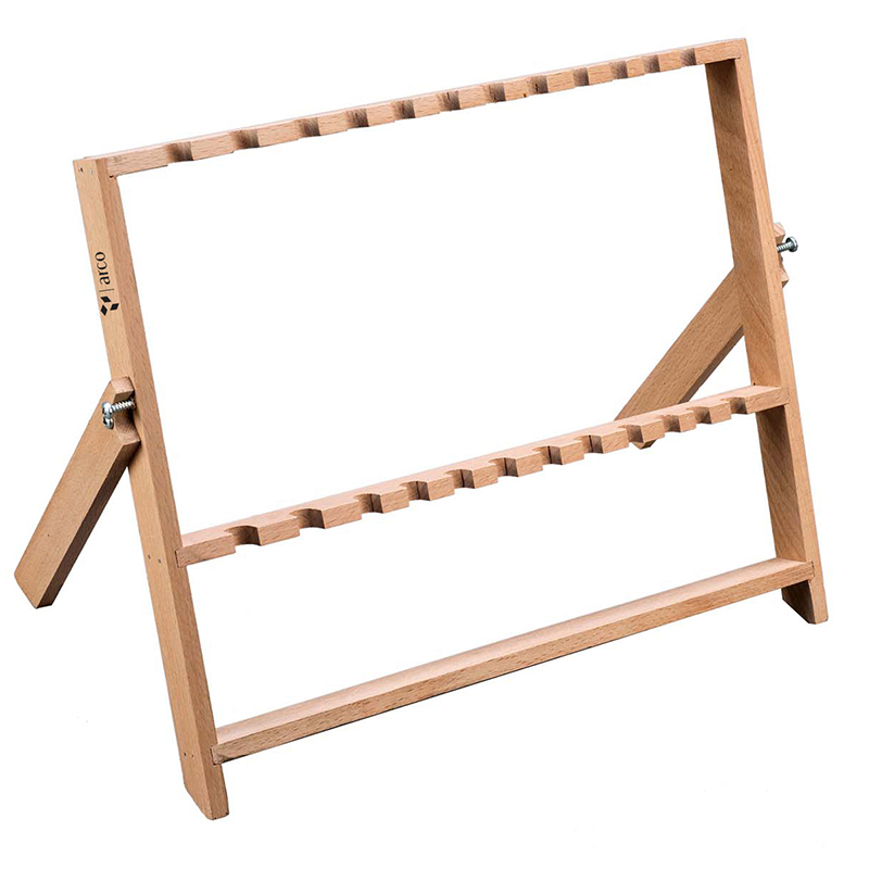 ARCO Scientific Pipette Stand, Vertical-Inclined, Wooden