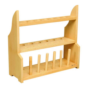 ARCO Test Tube Stand Double Rack with 12 holes with 6 pegs