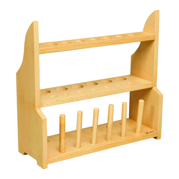 ARCO Test Tube Stand Double Rack with 12 holes with 6 pegs