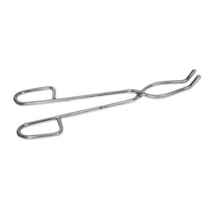 Tongs, Crucible, With Bow, MS, 150mm