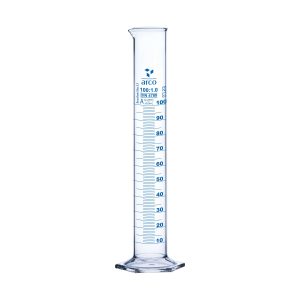 CYLINDER, MEASURING, CLASS 'A' HEXAGONAL BASE 100ml