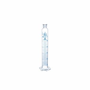 "CYLINDER, MIXING, CLASS 'A' HEXAGONAL BASE WITH STOPPER" 50ml