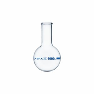 FLASKS BOILING, ROUND BOTTOM NARROW NECK 1000ml