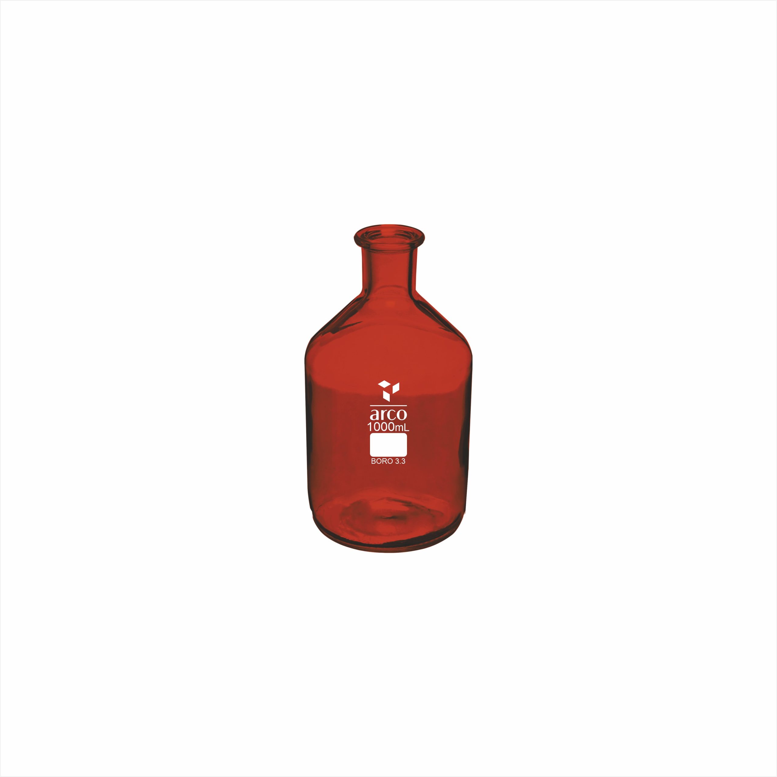 SOLUTION BOTTLES AMBER WITH TOOLED NECK 1000ml