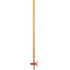 BURETTES, CLASS 'A', AMBER STRAIGHT BORE GLASS STOPCOCK WITH SCREW THREAD 50ml