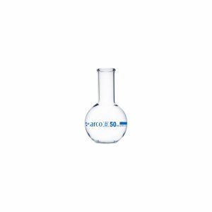 FLASKS BOILING FLAT BOTTOM, NARROW NECK 50ml