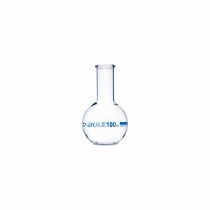 FLASKS BOILING FLAT BOTTOM, NARROW NECK 100ml
