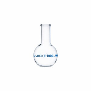 FLASKS BOILING FLAT BOTTOM, NARROW NECK 1000ml