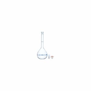 FLASK VOLUMETRIC NABL Certified Class A Clear with Individual Calibration Certificate 50ML