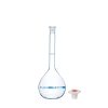 FLASK, VOLUMETRIC, Class'A' Narrow Mouth, Clear with Individual Calibration Certificate 200mL