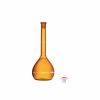 "FLASK, VOLUMETRIC, CLASS 'A’ Narrow Mouth, Amber with Individual Calibration Certificate" 25ml