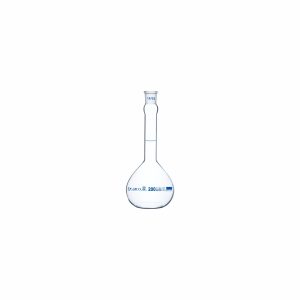 "FLASK, VOLUMETRIC, CLASS 'A’ Class A Wide Mouth, Clear with individual calibration certificate, 200ml