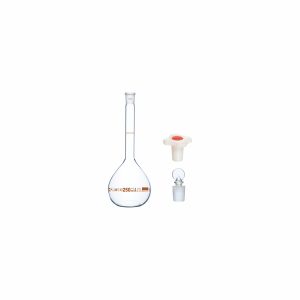 FLASK, VOLUMETRIC, CLASS 'A’,WITH PTFE STOPPER 250ml