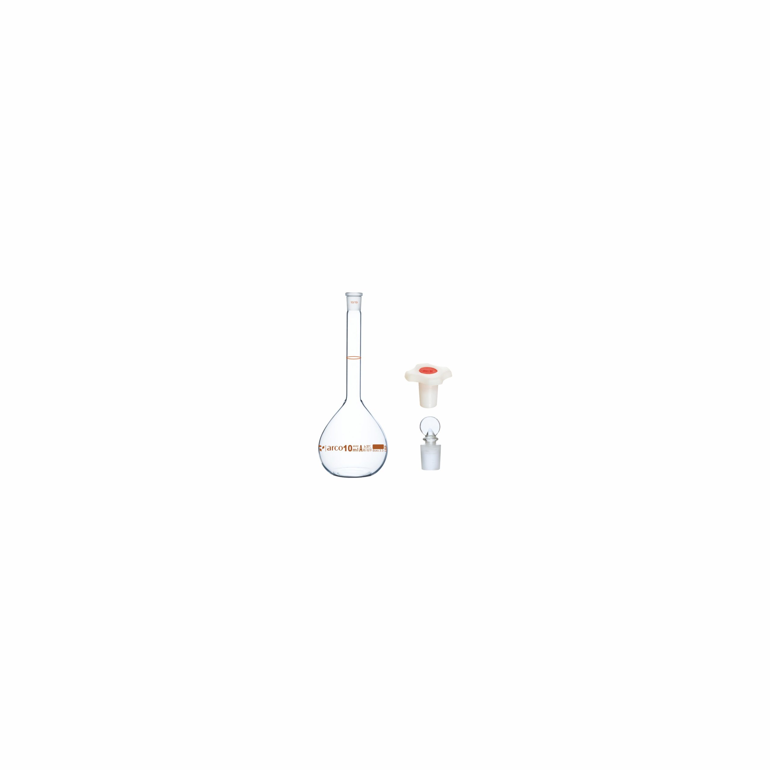 FLASK, VOLUMETRIC, CLASS 'A’,WITH PTFE STOPPER 10ml