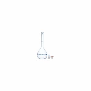 FLASK VOLUMETRIC Class'B' Narrow Mouth, Clear with Individual Calibration Certificate 50ml