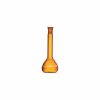 "FLASK, VOLUMETRIC, CLASS 'A’, USP Wide Mouth, Amber with Individual Calibration Certificate Neck Size as per ISO, 250mlL