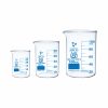 GLASSWARE SET, BEAKER LOW FORM Set of 3 Beaker Low Form  (25ml, 50mL, 100mL)