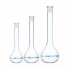 GLASSWARE SET, FLASK VOLUMETRIC Set of 3