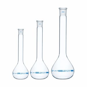 GLASSWARE SET, FLASK VOLUMETRIC Set of 3